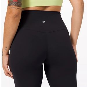 NWT lululemon Align™ High-Rise Pant 25" black size 2